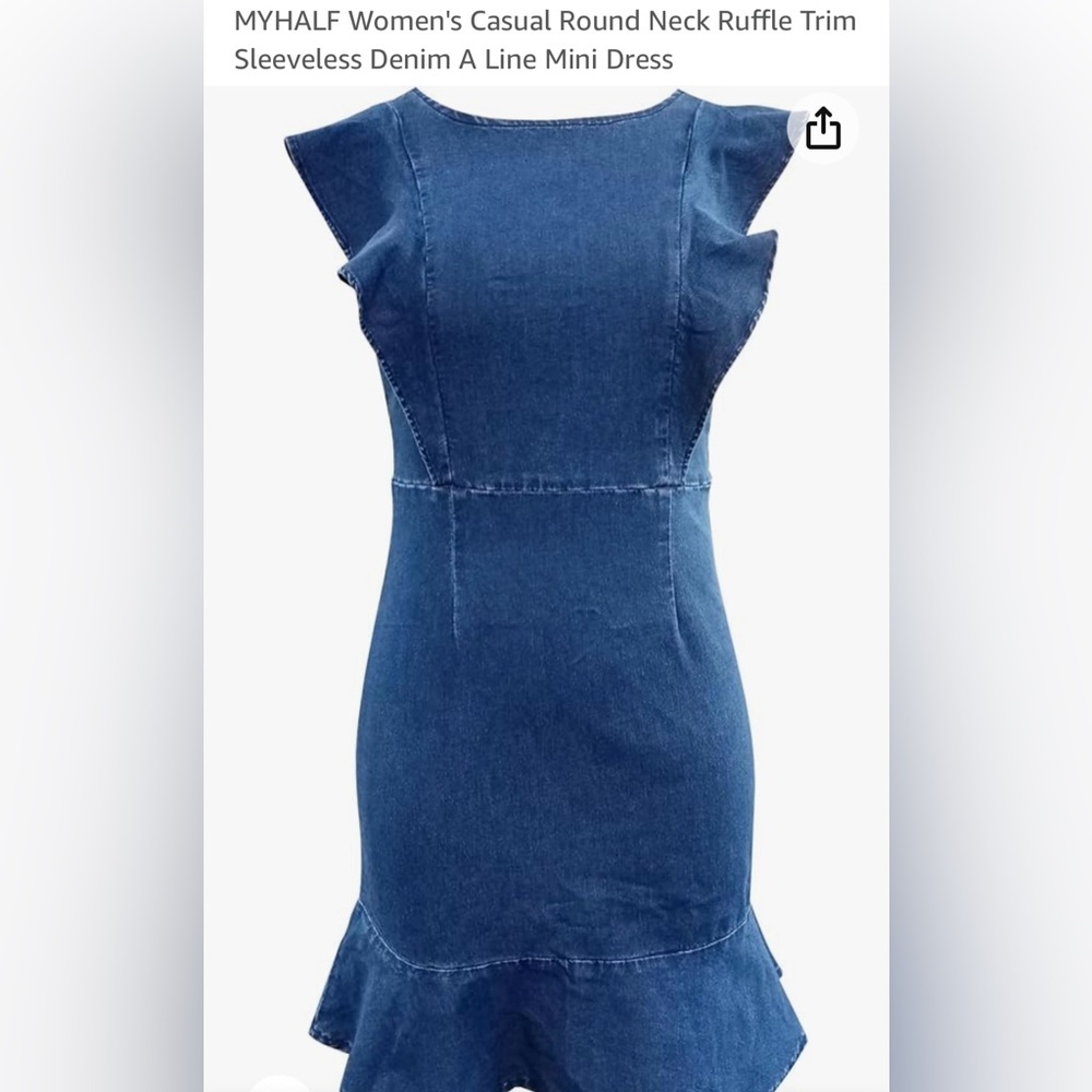 Denim dress